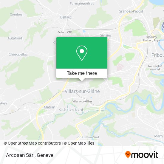 Arcosan Sàrl map