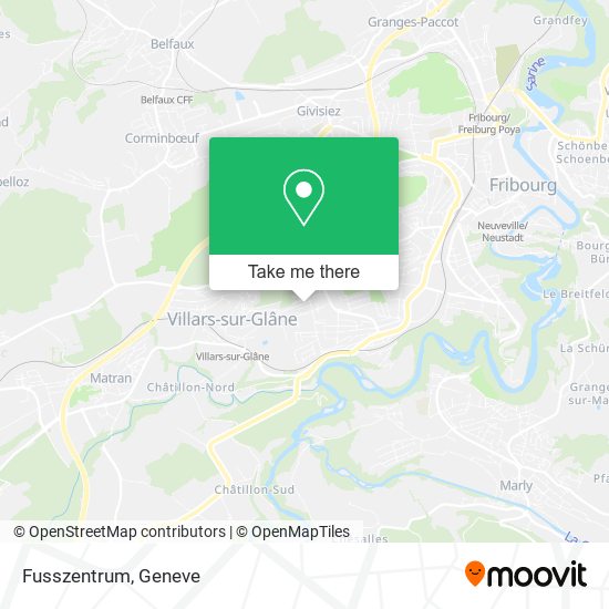 Fusszentrum map