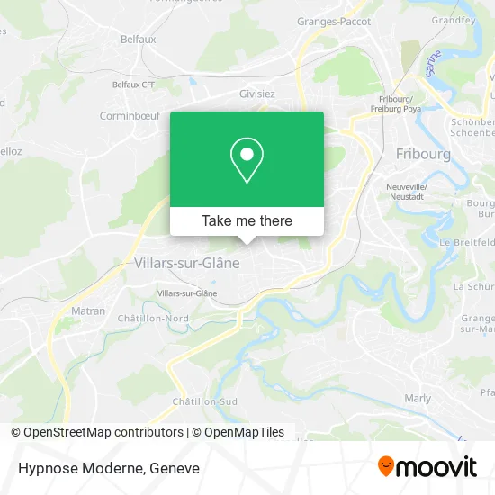 Hypnose Moderne map