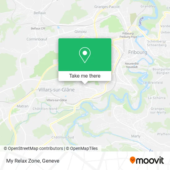 My Relax Zone map