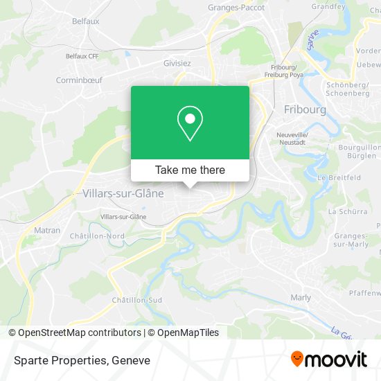 Sparte Properties map