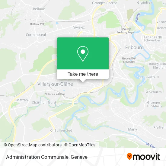 Administration Communale map