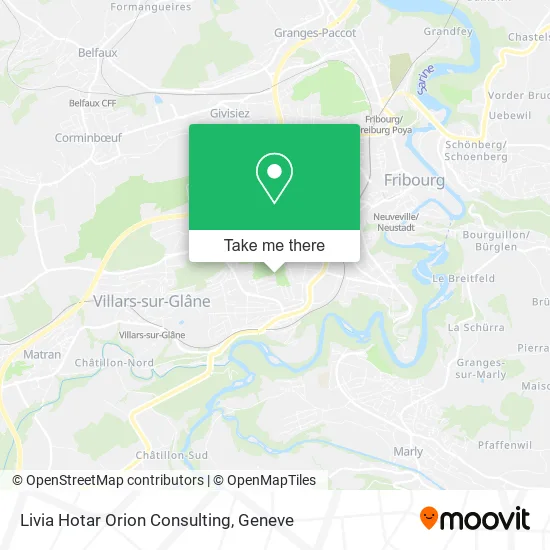 Livia Hotar Orion Consulting map