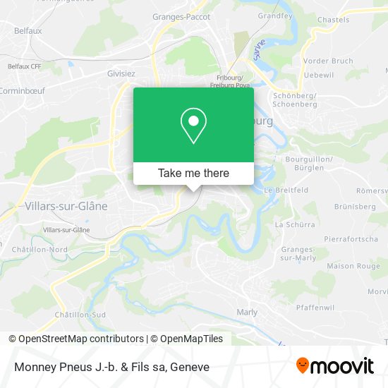 Monney Pneus J.-b. & Fils sa map