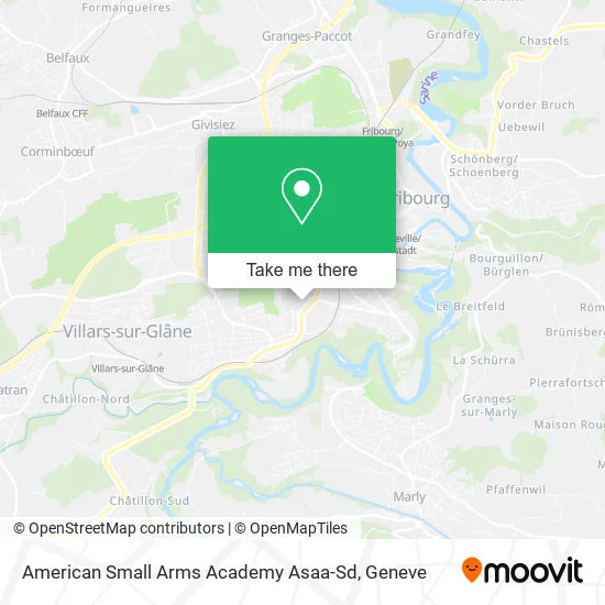 American Small Arms Academy Asaa-Sd map