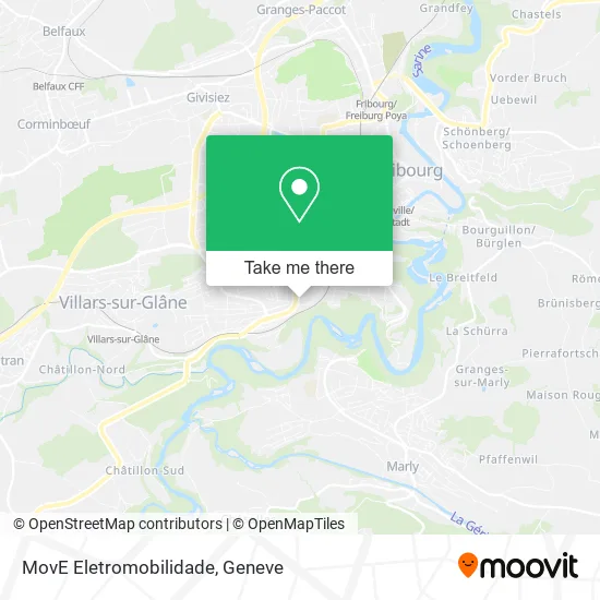 MovE Eletromobilidade map