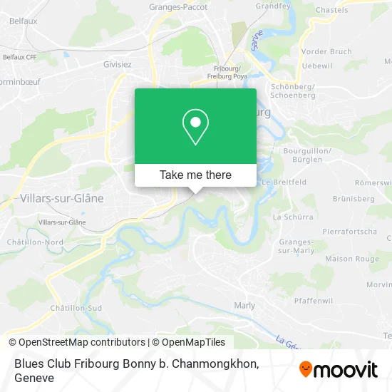 Blues Club Fribourg Bonny b. Chanmongkhon map