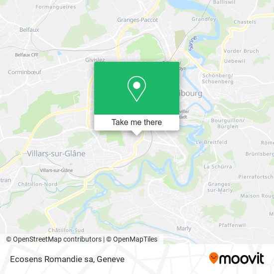 Ecosens Romandie sa plan