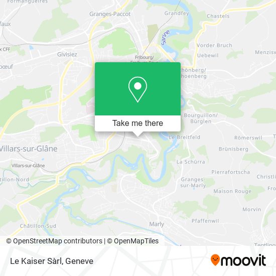 Le Kaiser Sàrl map