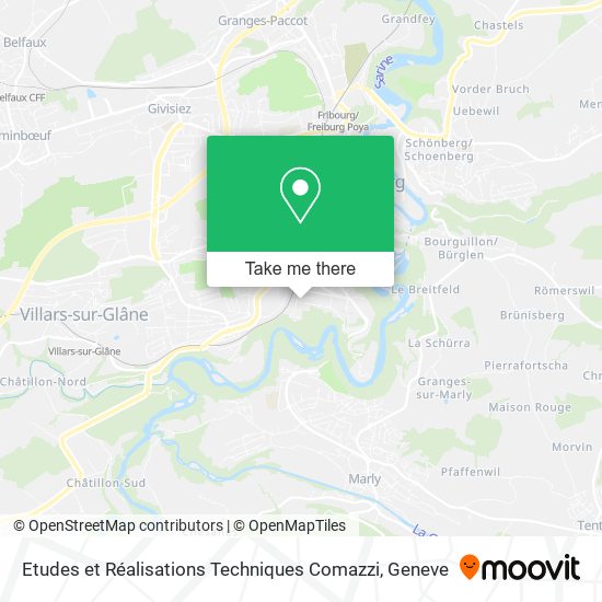Etudes et Réalisations Techniques Comazzi map