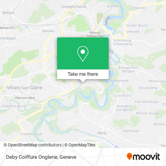 Deby Coiffure Onglerie map