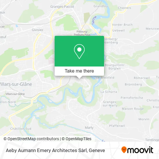 Aeby Aumann Emery Architectes Sàrl map
