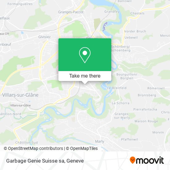 Garbage Genie Suisse sa map