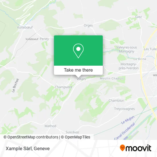 Xample Sàrl map