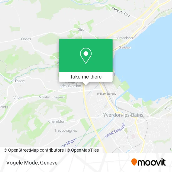 Vögele Mode map