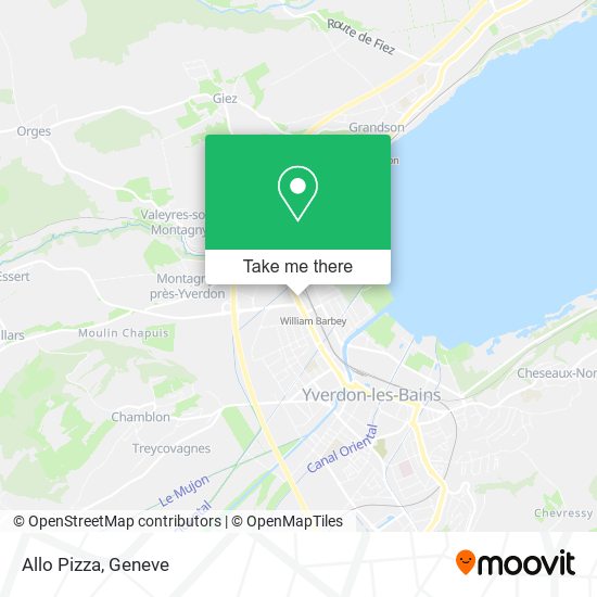 Allo Pizza map