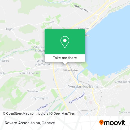 Rovero Associés sa map