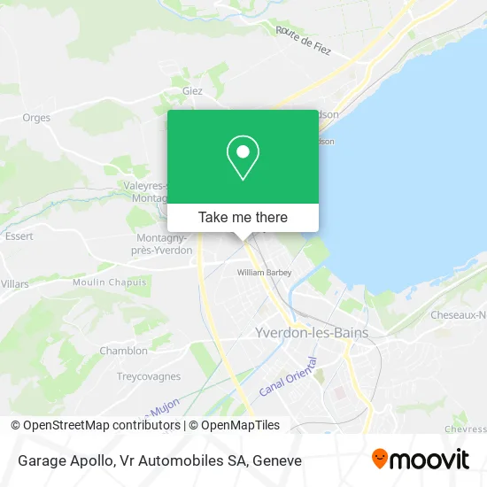 Garage Apollo, Vr Automobiles SA map