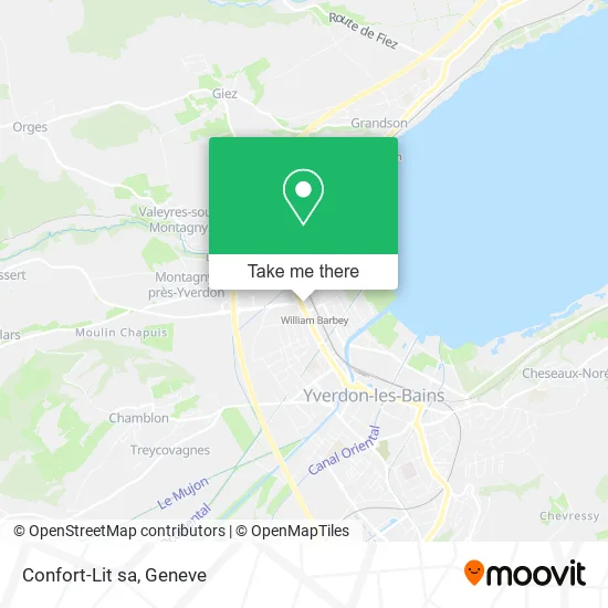 Confort-Lit sa map
