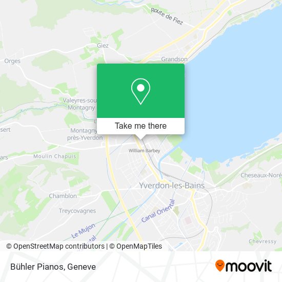 Bühler Pianos map