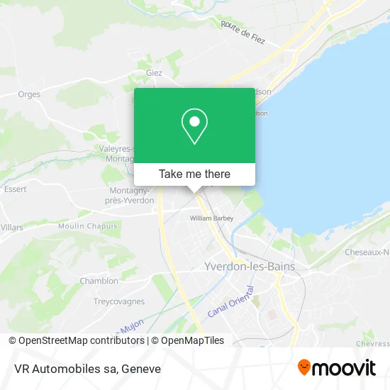 VR Automobiles sa map