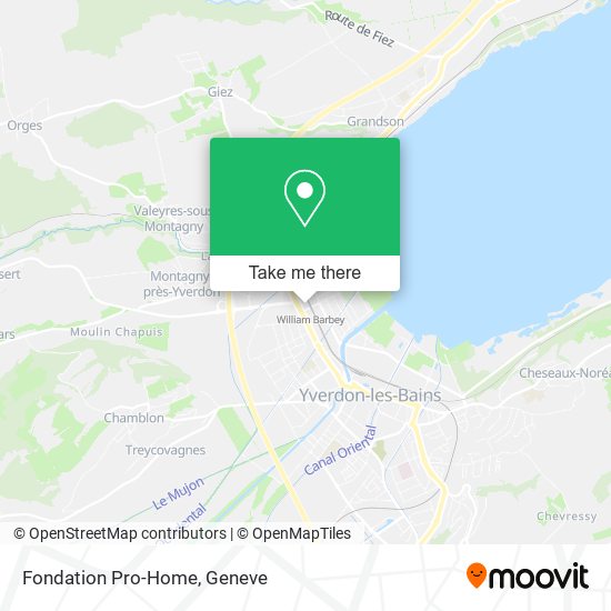 Fondation Pro-Home map