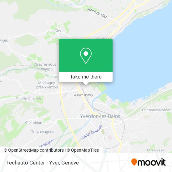 Techauto Center - Yver map