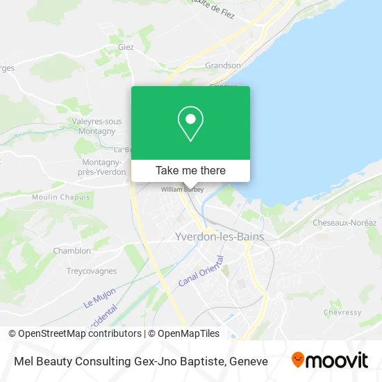 Mel Beauty Consulting Gex-Jno Baptiste map