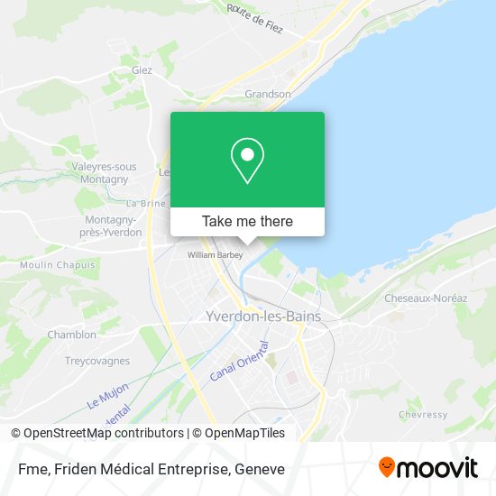 Fme, Friden Médical Entreprise map