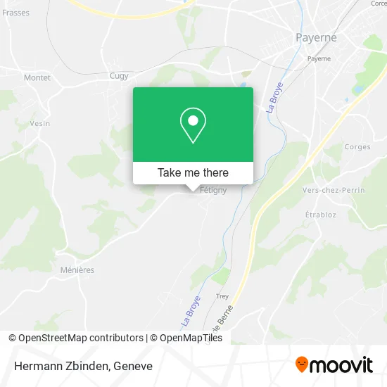 Hermann Zbinden map