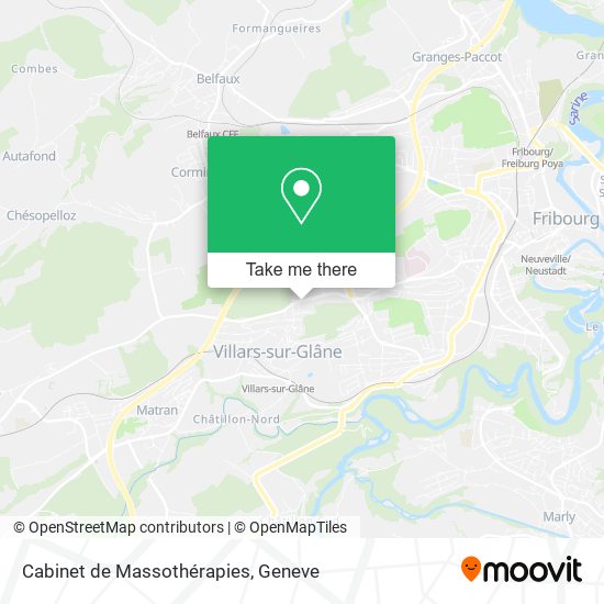Cabinet de Massothérapies map