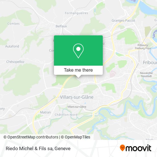 Riedo Michel & Fils sa map