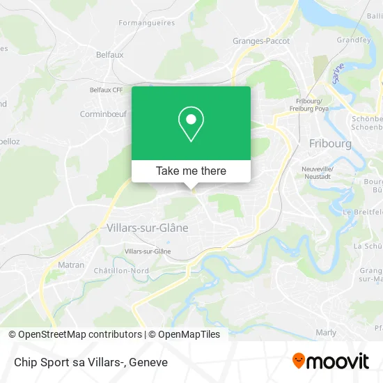 Chip Sport sa Villars- map
