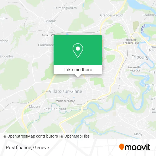 Postfinance map
