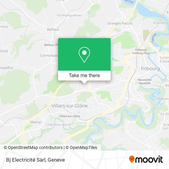 Bj Electricité Sàrl map