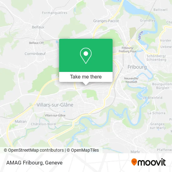 AMAG Fribourg map