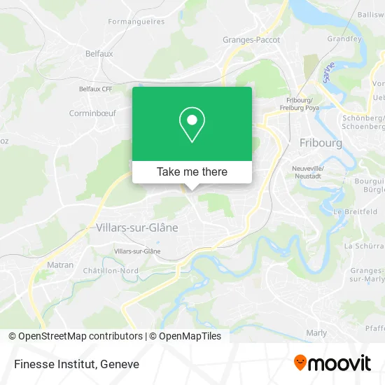 Finesse Institut map