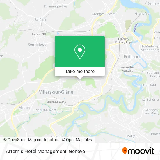 Artemis Hotel Management map