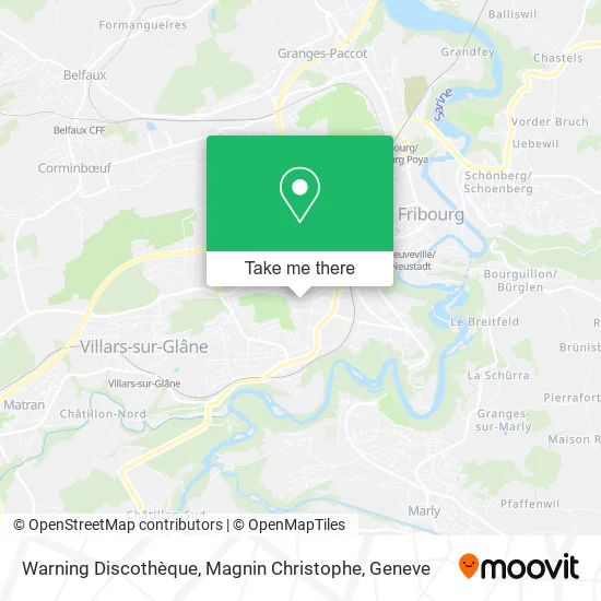 Warning Discothèque, Magnin Christophe map