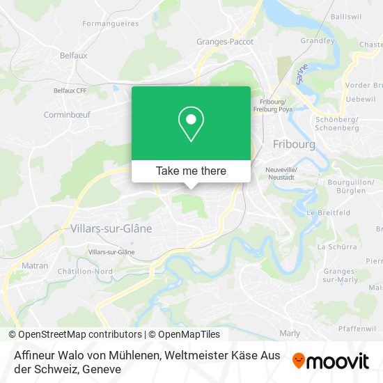 Affineur Walo von Mühlenen, Weltmeister Käse Aus der Schweiz map