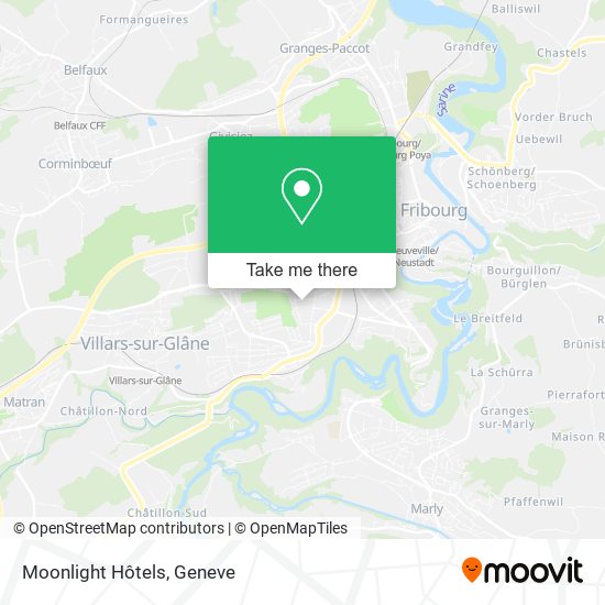 Moonlight Hôtels map