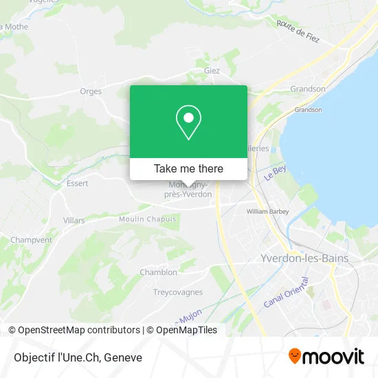 Objectif l'Une.Ch map