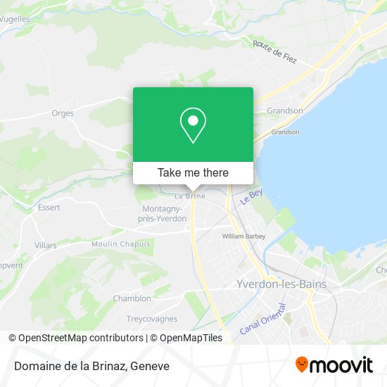 Domaine de la Brinaz map