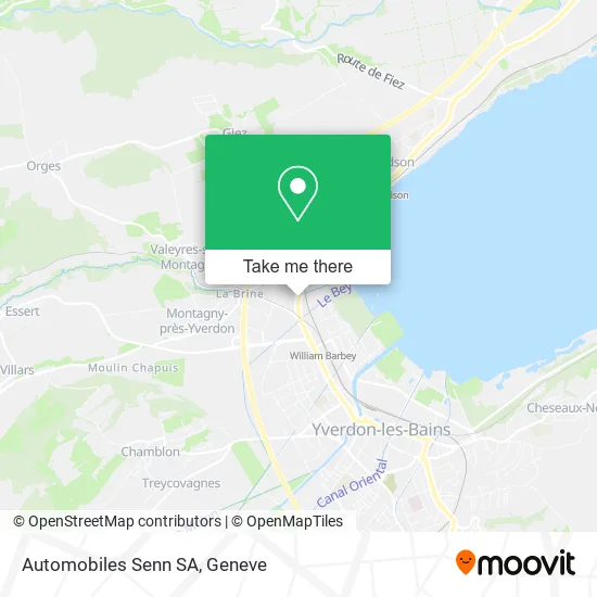 Automobiles Senn SA map