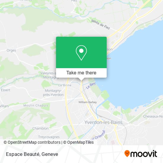 Espace Beauté map