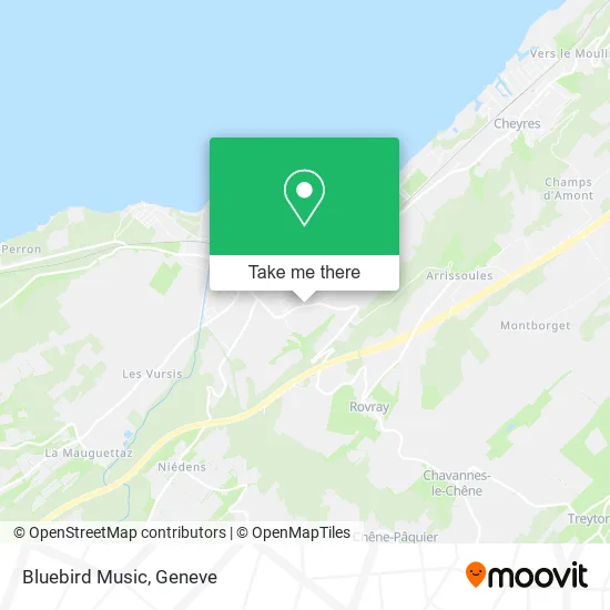 Bluebird Music map