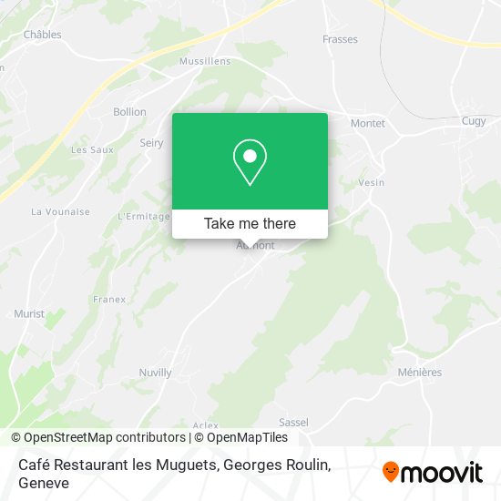 Café Restaurant les Muguets, Georges Roulin map