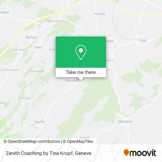Zenith Coaching by Tina Kropf map