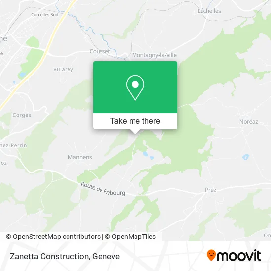 Zanetta Construction map