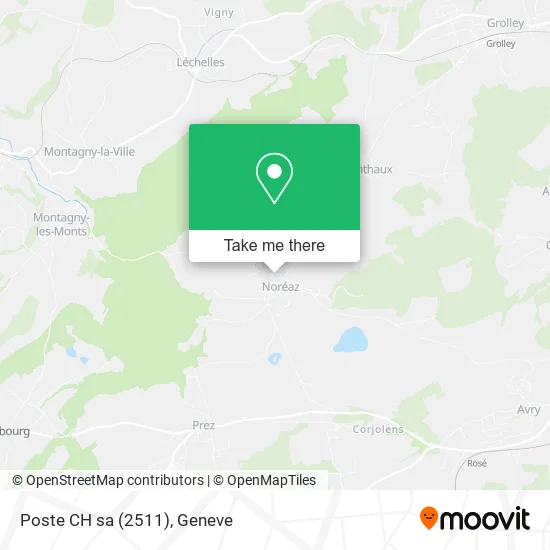 Poste CH sa (2511) map